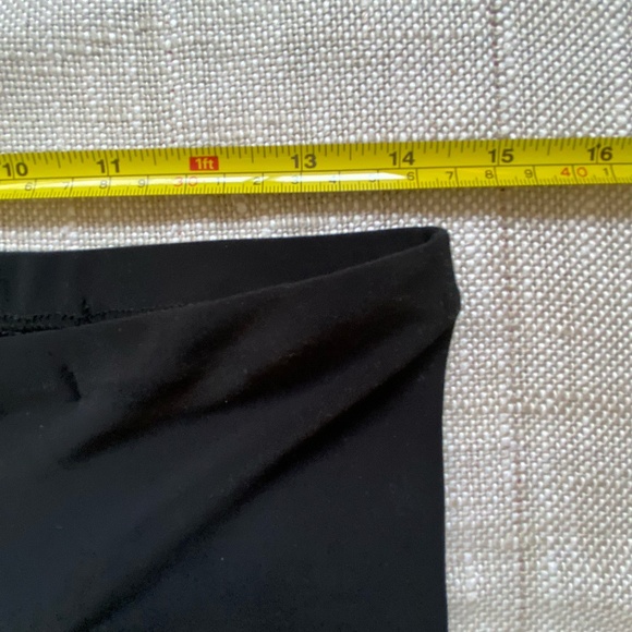 Sympli Black Lace Hem Stretch Elastic Waist Leggings - Sz- 8 (M) - Picture 11 of 13